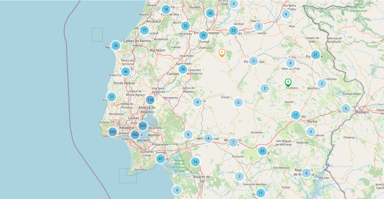 Encontrar posto em Portugal com a MOBI.E