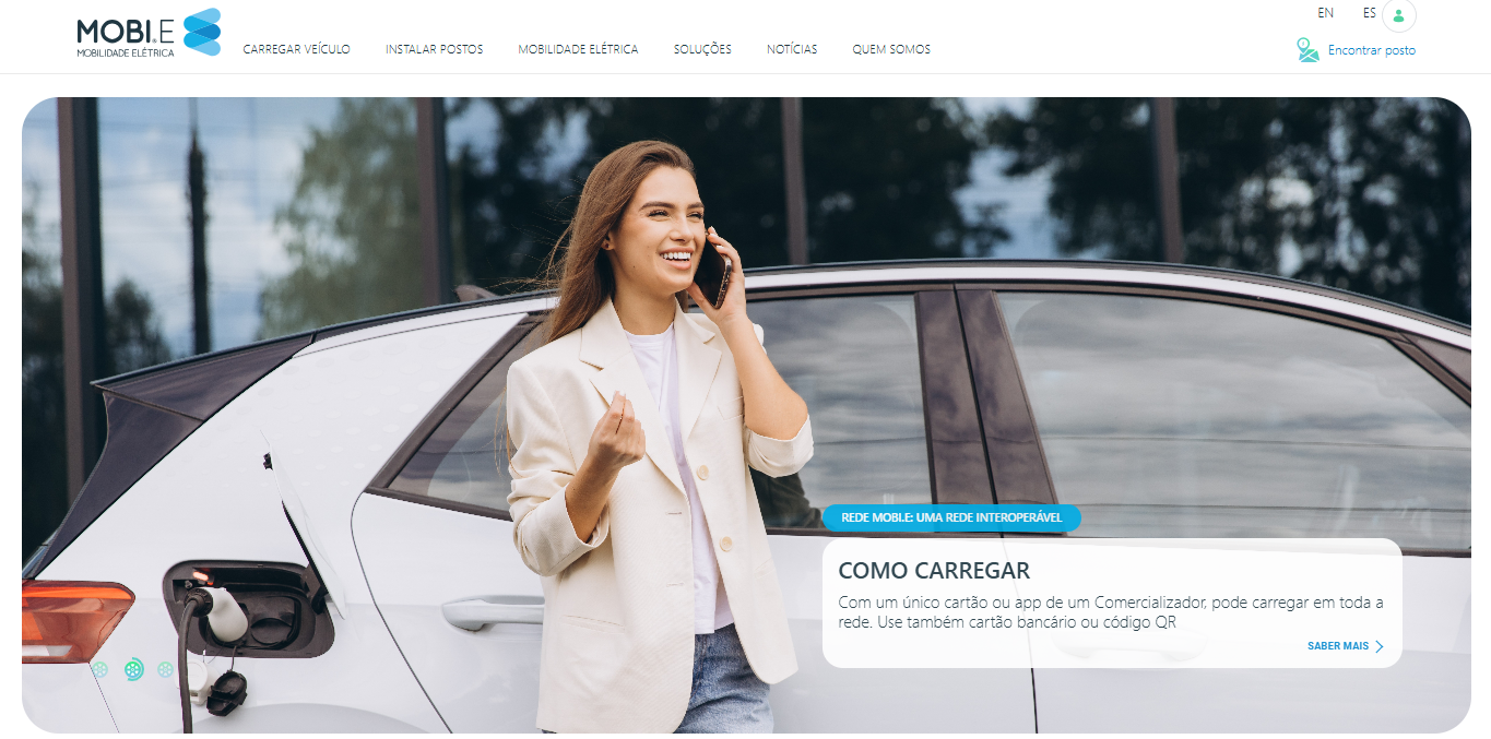 Mais intuitivo e completo: Assim é o novo website da MOBI.E